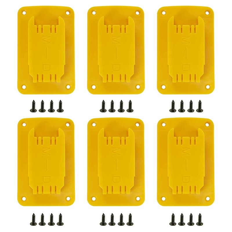 Tool Holders Replacement for Dewalt 20V/60V Router Nailer Saw Drill Tools Mount/Wall Hanger,Fit for M18 Tools (6 Packs): Default Title
