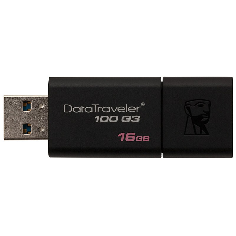 Originale kingston usb flash-drev 16gb datatraveler 100 g3 pen-drev usb 3.0 højhastigheds pendrives