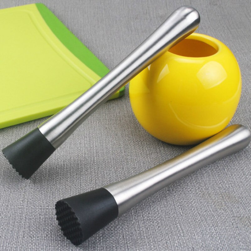 Lemon Metalen Stamper Blender Cocktail Mixer Gum Stok Popsicle Lemon En Citrus Stamper Barman Gereedschap Voedsel Stamper