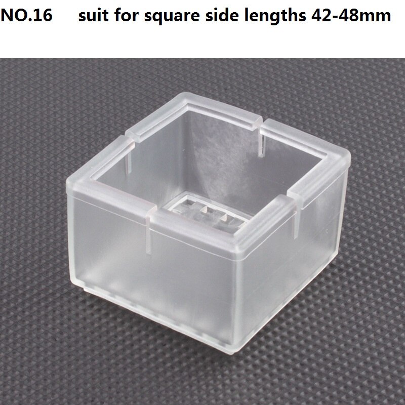 Non-slip Table Chair Foot Cover Foot Pad Furniture Leg Floor Protection Pad Wear-resisting Stool Chair Table Legs Protector: L  16pcs covers