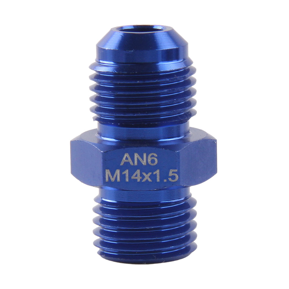 AN6 AN8 AN10 To M10*1.0 M10*1.5 M12/M14/M16/M18*1.5 Thread Straight Fuel Oil Air Hose Fitting Male Adapter Car Auto Accessories