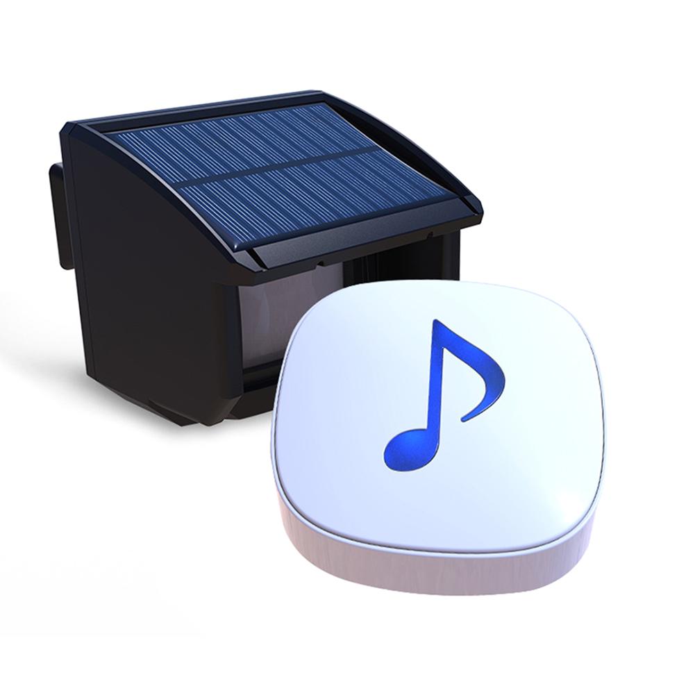 Solar Outdoor Wireless Alarm System Outdoor Weatherproof Motion Sensor Security Alert System Infrared Alarm Detector