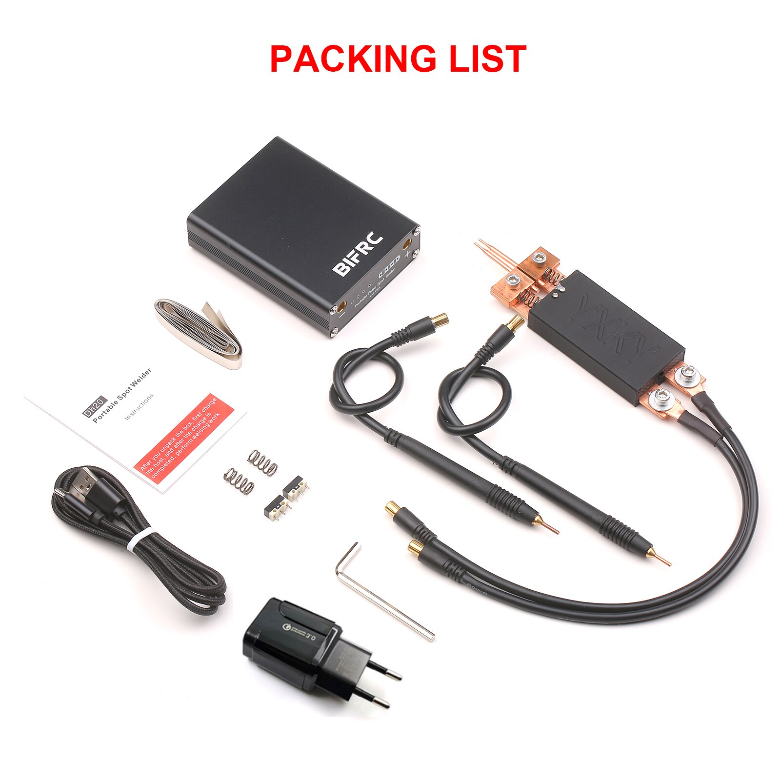 9 Gears Mini Spot-Welding Machine with Single-handed Welding Pen Intelligent DIY Spot-Welding Set for Lithium Battery EU/US Plug: EU Plug