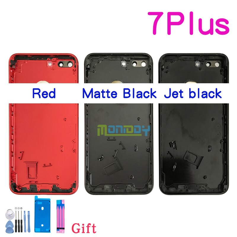 AAA For iphone 7 7G / 7 Plus 7Plus Housing Cover Battery Door Rear Chassis Frame Back Cover + Tool Battery sticker