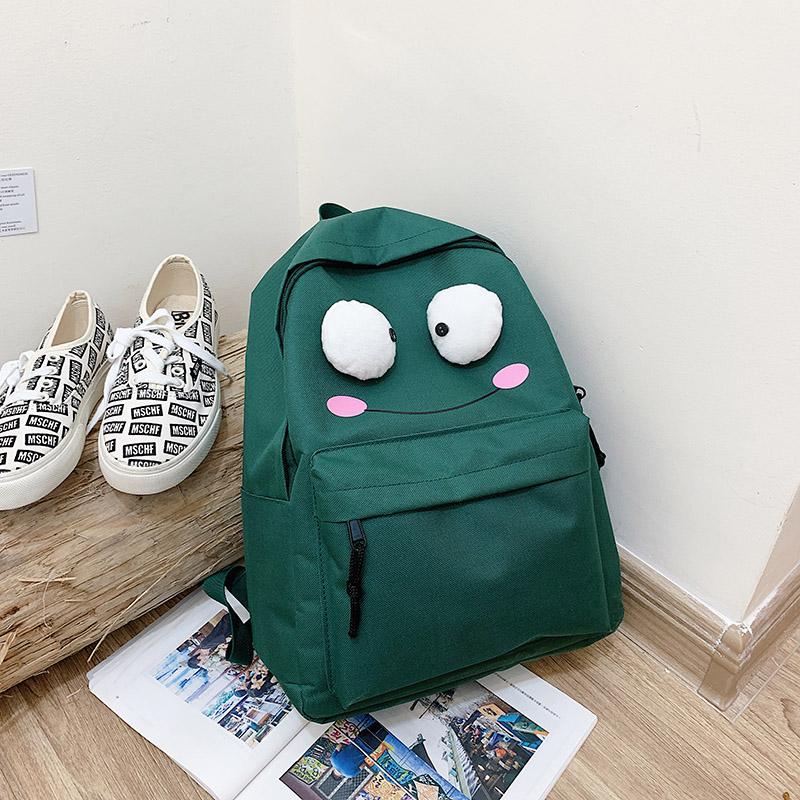 mignon sac à dos femmes sac à dos sac d'école pour les filles adolescentes 15.6 pouces ordinateur portable sac à bandoulière Mochilas femme sac à dos: Green