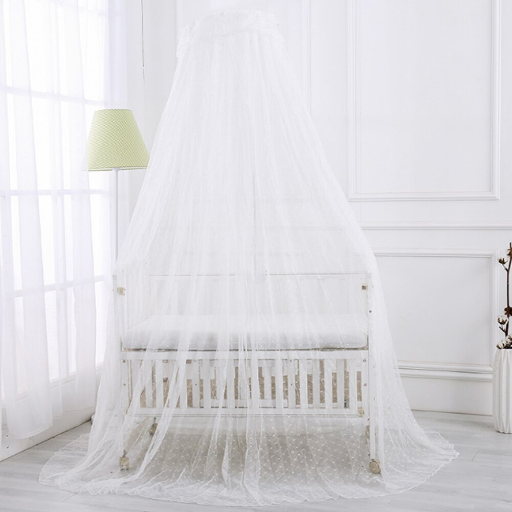 Nursery Curtain Crib Insect Protection Foldable Bed Canopy Dome Room Decor Baby Mosquito Net Summer Princess Children