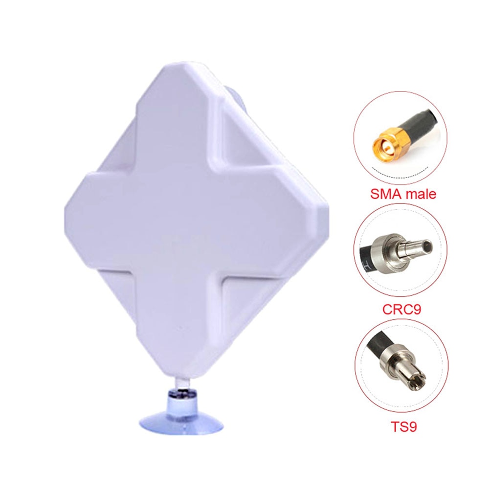 High Gain 3G 4G LTE MIMO Antenna 35dBi 698-2700MHz Directional Wide Band Panel Antenna for Huawei ZTE Modem Router