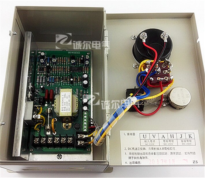 1HP DC motor governor motor controller positive and negative high power AC220V-AB input DC180V output
