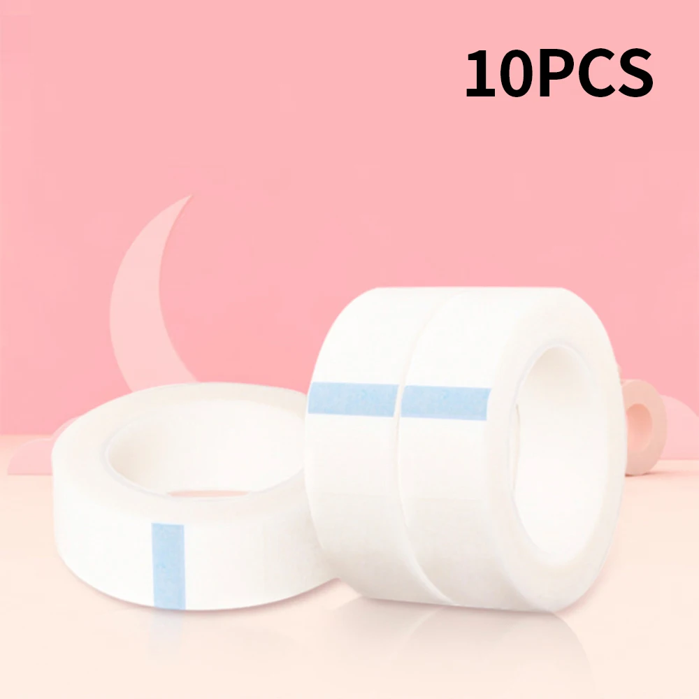 5/10 pçs micropore fita de cílios lash extensão suprimentos ferramentas de maquiagem atacado cílios acessórios ferramentas de maquiagem lash levantamento fita: Rosa