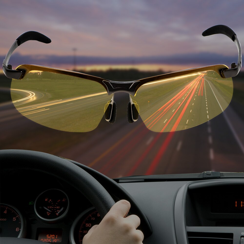 Car Driver Goggles Night Vision Sun Glasses Polarized Sunglasses UV Protection Eyewear Auto Accessories UV400 Driving Glasses