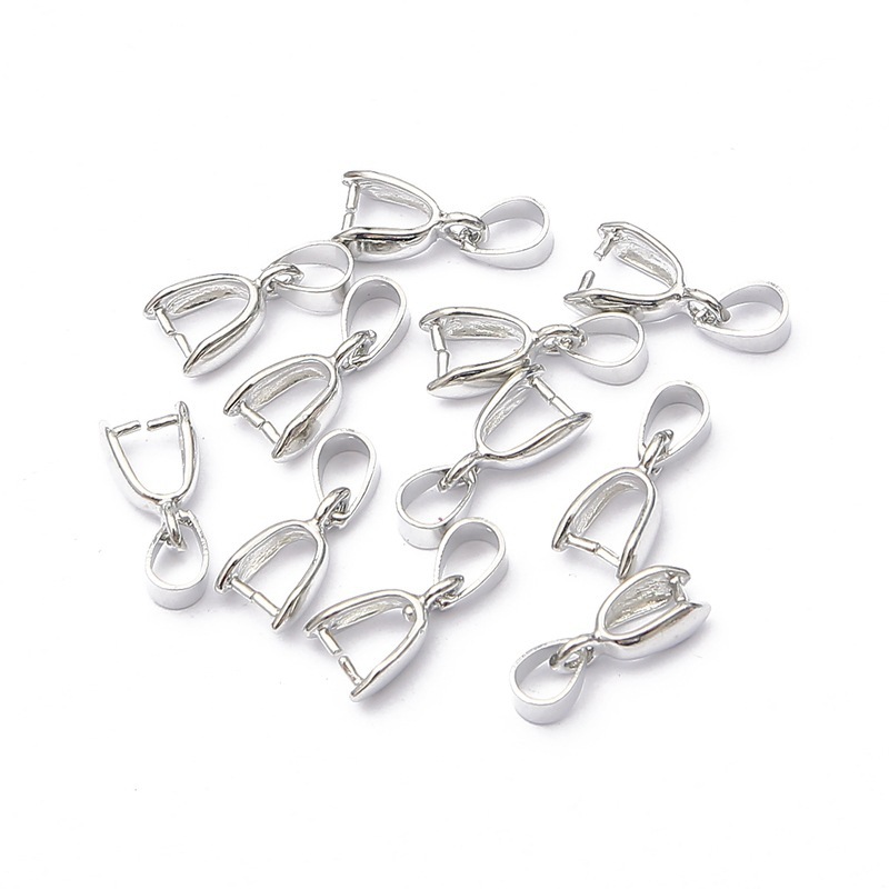 10 pièces pendentif Clip fermoir graines de Melon boucle pendentif connecteur cuivre breloque Bail perles pour résultats de bijoux bijoux à bricoler soi-même composant: L / green