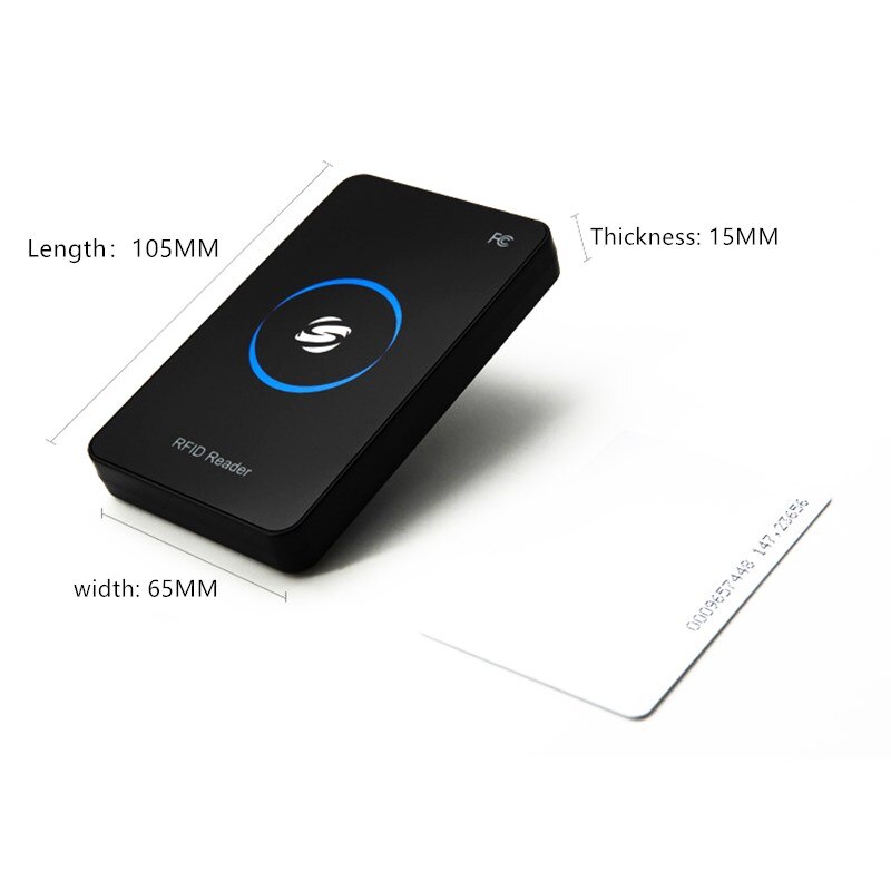 13.56Mhz RFID Reader 14443A Proximity Smart IC Card USB Sensor Reader Access Control Card Reader