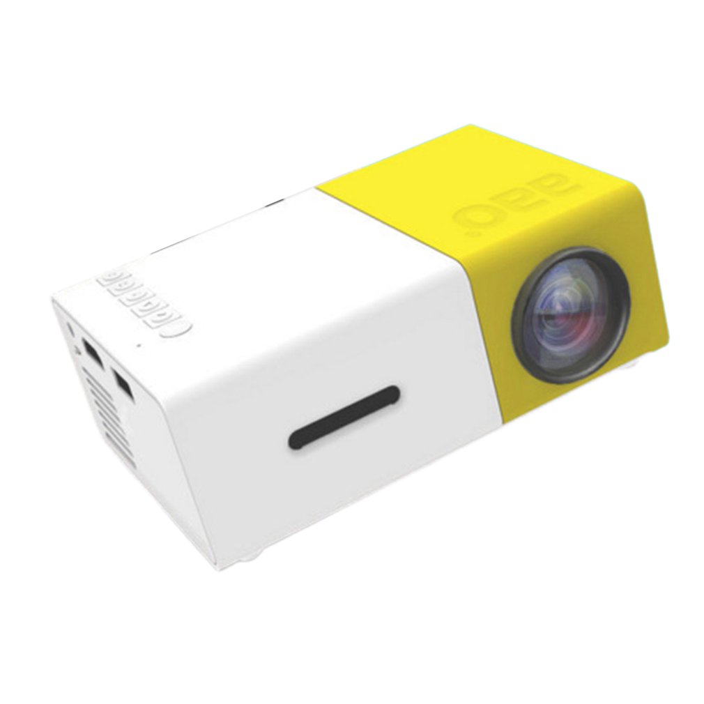 Yg300 Mini Home Projector Support 3D High Definiton 1080P Handheld Mini Portable Usb Projector International Edition