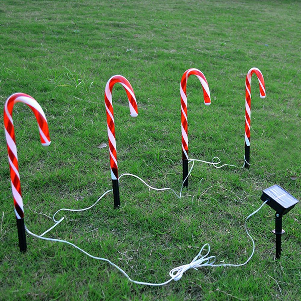 Cane Solar Solar lampe energia solar Candy Cane Solar Powered... – Vicedeal