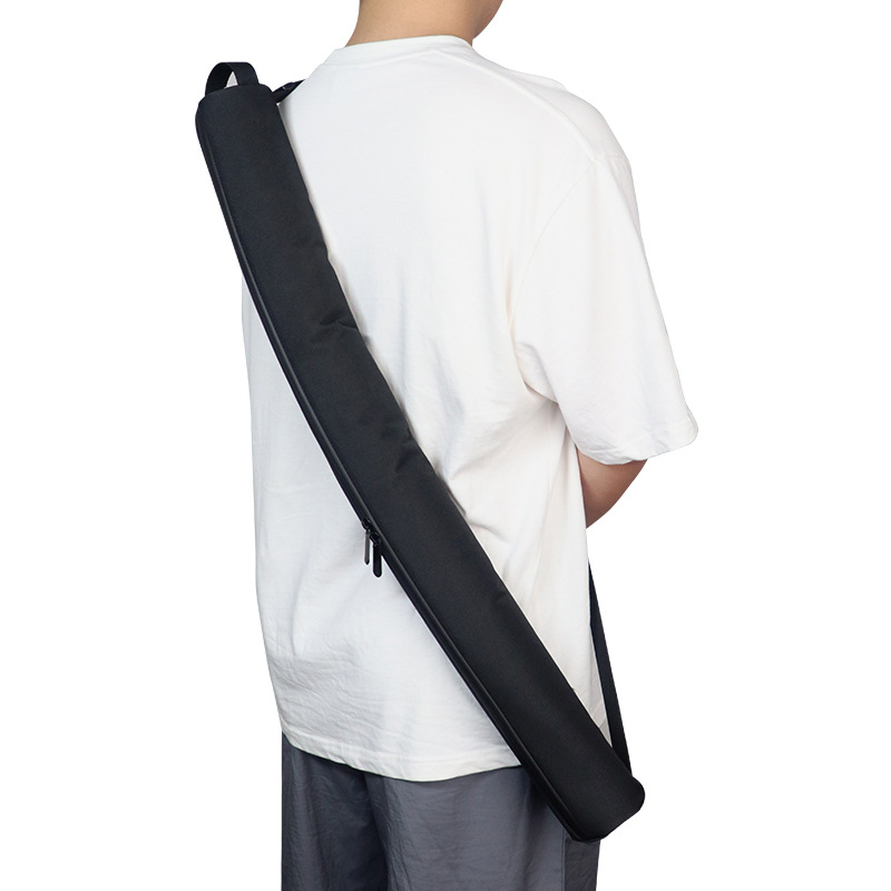 7-Can Beer Cooler Sleeve, Beer Sleeve for Golf Bag, Black Insulated Beverage Cooler Bags Storage Pack