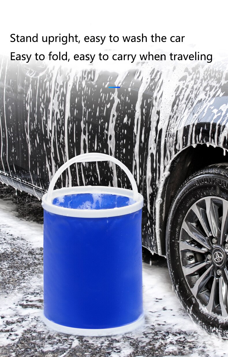 Collapsible Water Container Portable Water Storage Carrier Bucket for RVs Camping Fishing Boating Hiking