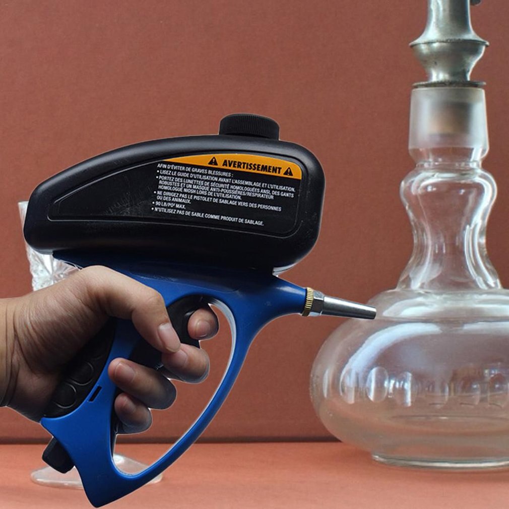 Anti-rost Sandstrahler Handheld Pneumatische sandstrahlen maschine Glas Grabstein Spritzgerät Sandstrahlen Maschine mit Kleine Düse