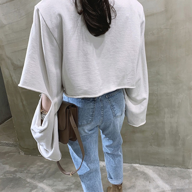 Vintage hoge taille rechte jeansbroek voor vrouwen streetwear losse vrouwelijke denim jeans knopen rits dames jeans pantalon 10394