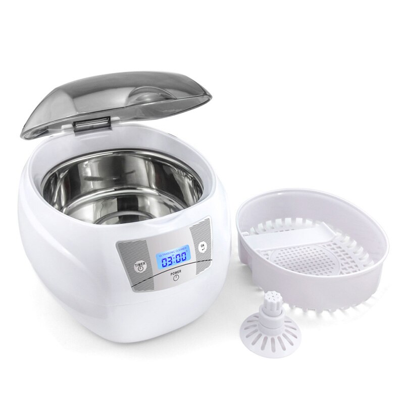 35W 750mL Household ultrasonic cleaner Ultrasonic wave cleaner Cleaning machine Microcomputer control 110V 220V EU US Plug