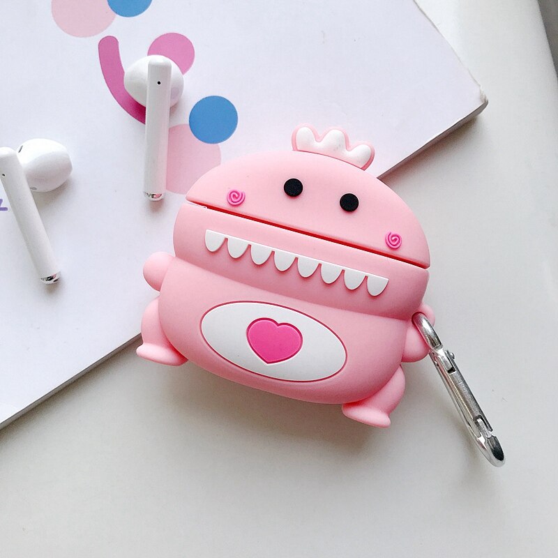 For huawei Freebuds 3 funny cartoon Luminous Earphone Cover Headphone case for huawei Freebuds3 Case Silicone Protect Case coque: aks121