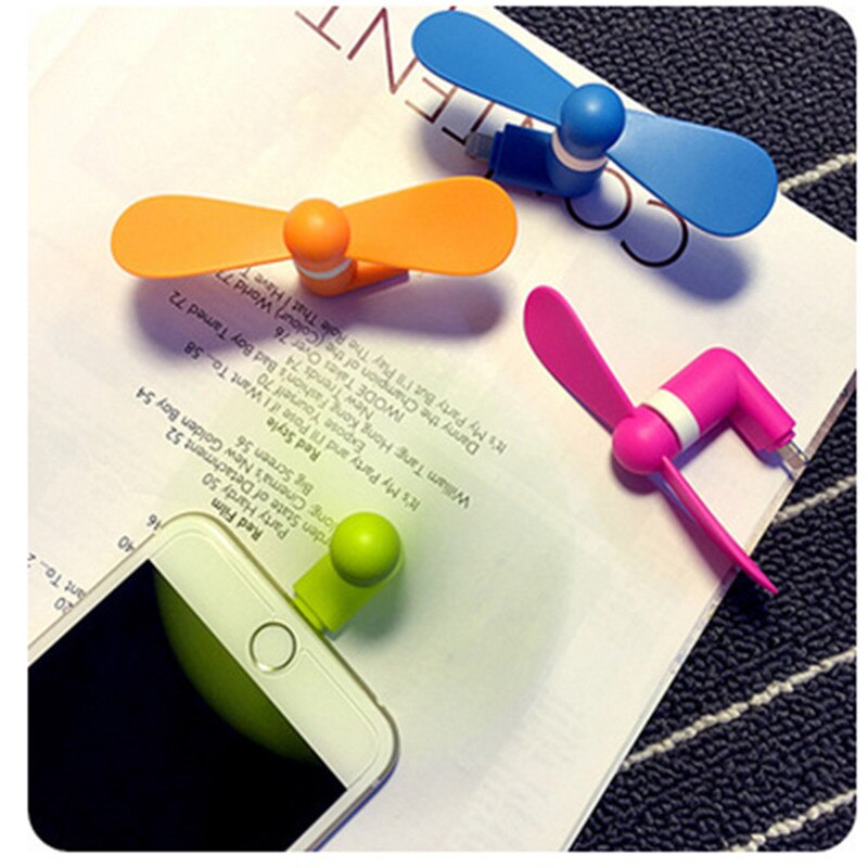 Mini ventilateur Portable Flexible, Micro USB, pour téléphone Portable universel, pour téléphone IOS et Android, OTG USB, été