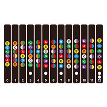 Abgz-Leren Spelen Met Een Opmerking Sticker Voor De Toets | Kam Geschikt Voor Elektrische Gitaar, akoestische Gitaar, Klassieke Guit