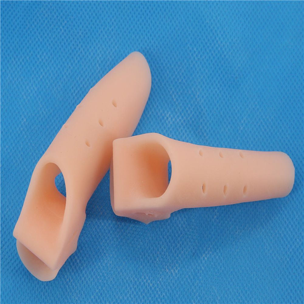 2Pcs Siliconen Bunion Tenen Corrector Orthesen Stijltang Separator Gemak Pijn Voetverzorging Teen Orthese Massager Teen