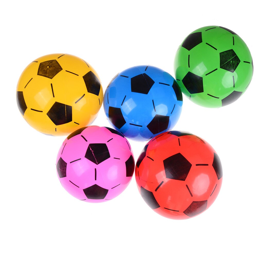 20cm Aufblasbare Elastische Gummi Strand Bälle freundlicher Spielzeug Bälle Aufblasbare FußBall Spielzeug freundlicher Spiele Ich bin Freien Strand Sport Ball Spielzeug