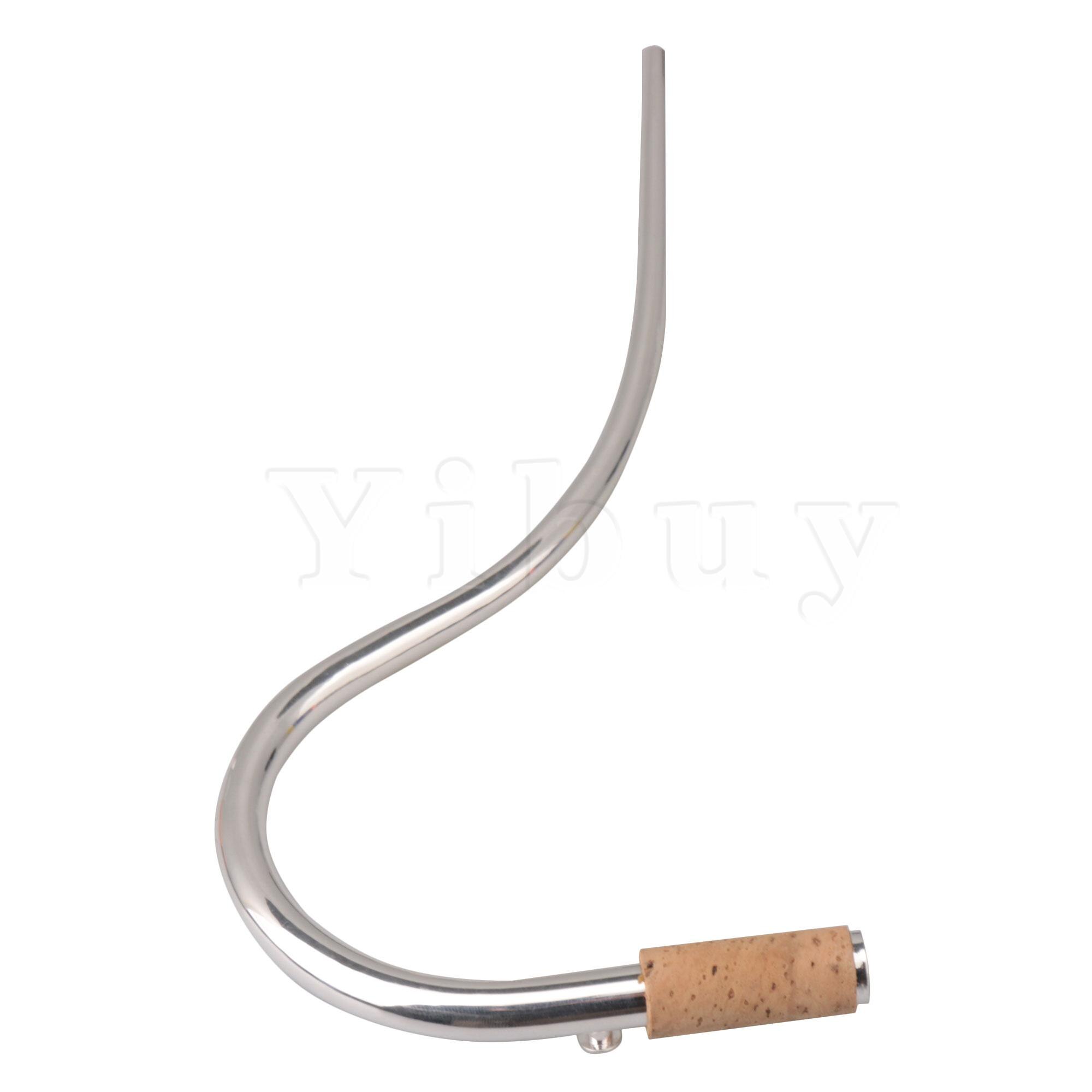 21.5cm Length Silver Plated Bassoon Bocal Crook Copper Mouthpiece with Cork Woodwind Instrument Accessories