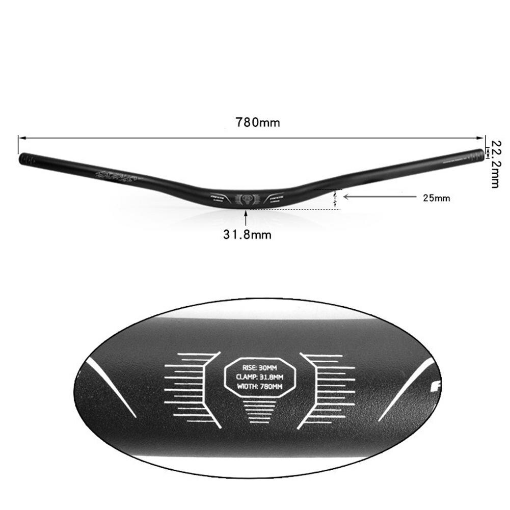 Bicycle Handlebars Lengthened Aluminum Alloy Cycling Handles For Downhill Mtb Bike