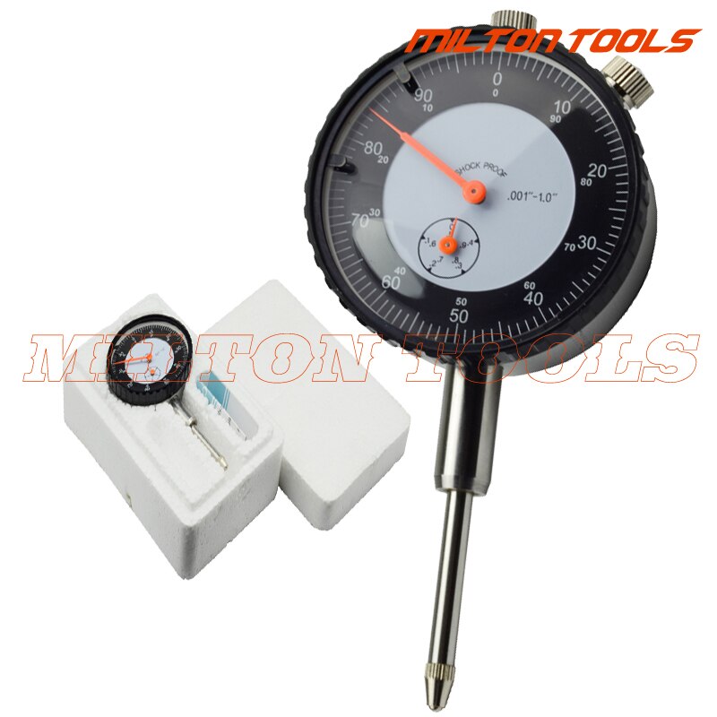 0-1 " x 0.001" Precision Dial Gauge Test Inch Indicator 0 to 1" Dial IndicatorMeasure Tool