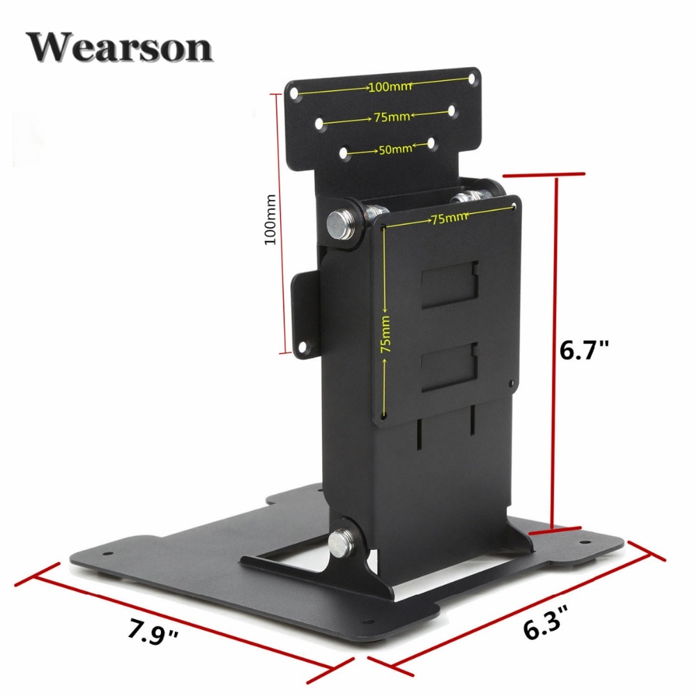 Wearson berühren LCD Monitor & Alle in Einem PC Stehen Alle Metall Halfter robust Mit VESA See 75x75mm & 100x100mm