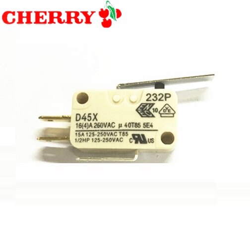 Micro interrupteur CHERRY original D45X 16A court/long/poulie/poignée pliée 10A 250V: D45X LONG handle