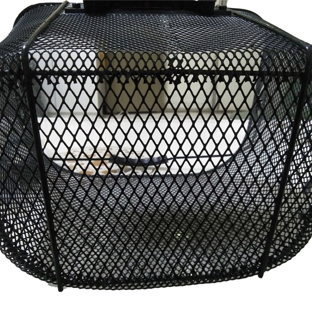 Bicycle Metal Mesh Basket MTB Mountain Bike Basket Quick Release Handle Cycling Bicycle Front Foldable Basket