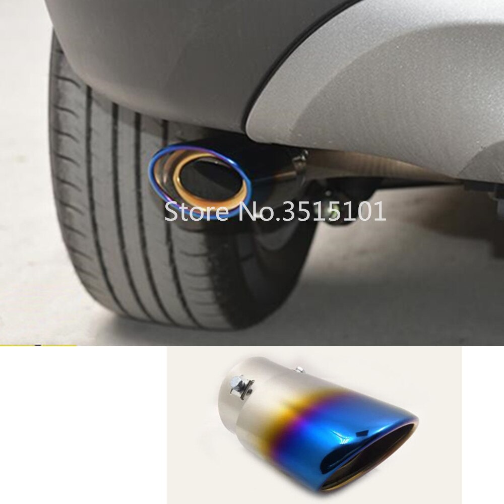 For Renault Kadjar Car Stainless Steel Cover Muffler Pipe Outlet Dedicate Exhaust Tip Tail 1pcs