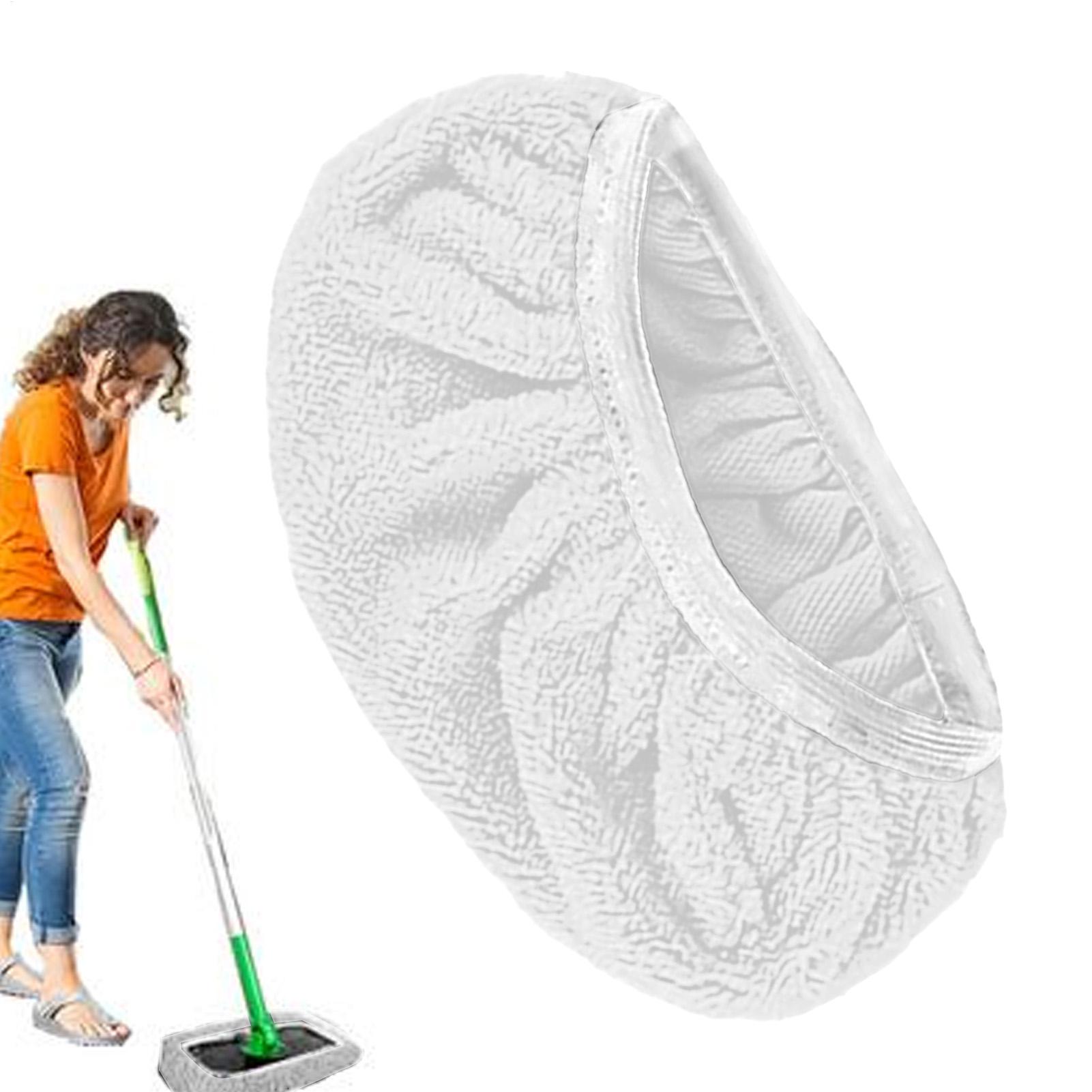 Fregona doméstica, cubierta de tela reemplazable, almohadillas de fregona lavables, almohadillas de repuesto para fregar húmedo, cubierta plana para fregona, herramientas de limpieza reutilizables y lavables