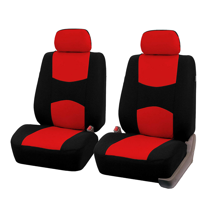 Juego completo de fundas para autos funda asientos automovil de automóviles para fundas de protección de asientos fundas para asientos de vehículos Accesorios universales para automóviles de automóviles: 2 piece red covers