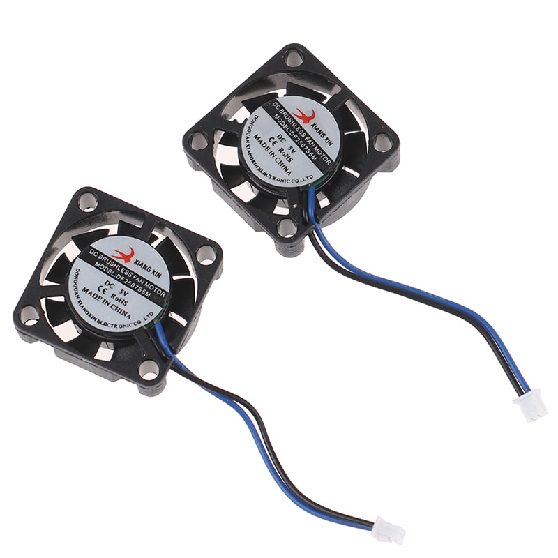 Ultra-Miniatuur Borstelloze Ventilator Elektrische Dc 5V 6V 2507 Mini Micro Tiny Cooling Fan Nieuw