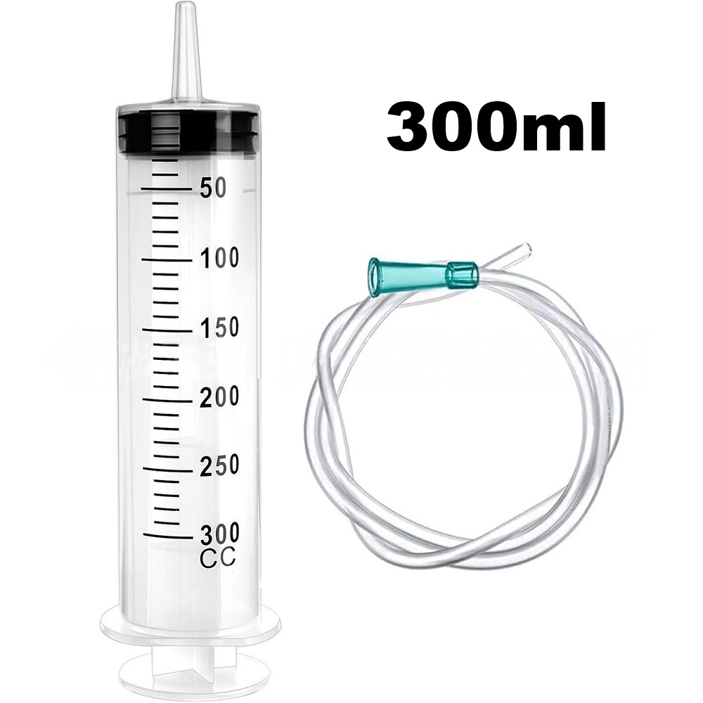 60-550ml Spuit Oliepomp Auto Brandstoftank Vulapparatuur Vloeistof Extractor Met 1m Slang Herbruikbare Naaldcilinder Vloeistofverversing: Goud