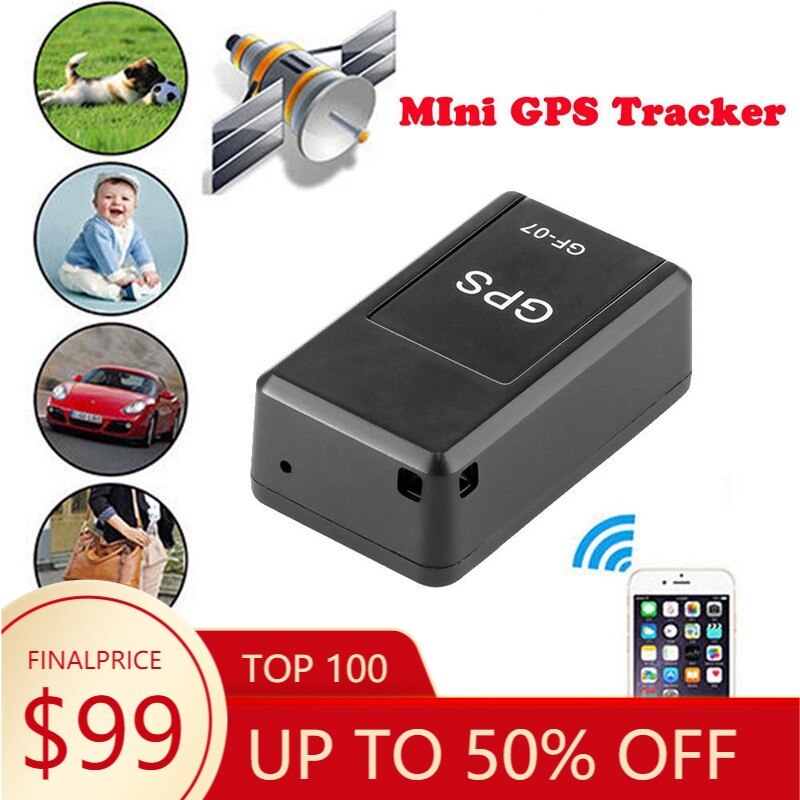 3.7V 400mA Li-Ion Mini GF-07 Gps Lange Standby Magnetische Sos Tracking Device Voor Voertuig/Auto/Persoon Locatie tracker Locator R15