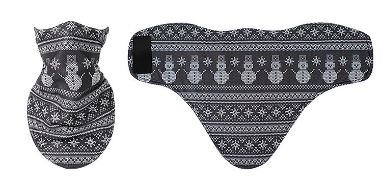 Máscara de esqui inverno velo ciclismo snowboard bandana headwear 3d lenço engraçado pescoço triângulo bicicleta engrossar quente babadores rosto: Ski Face Mask4