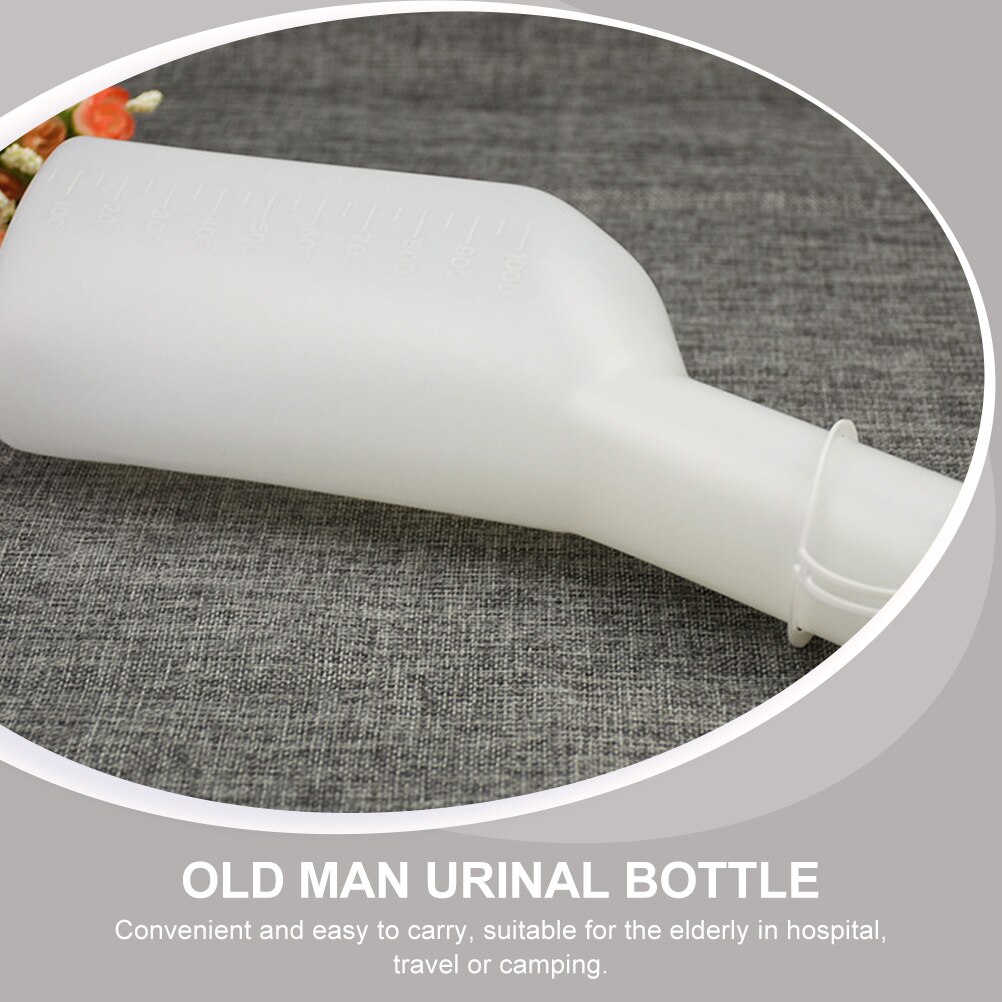 1Pc Urinal Bottle Large Capacity Urinal Chamber Pot for Female Male Elderly Patient