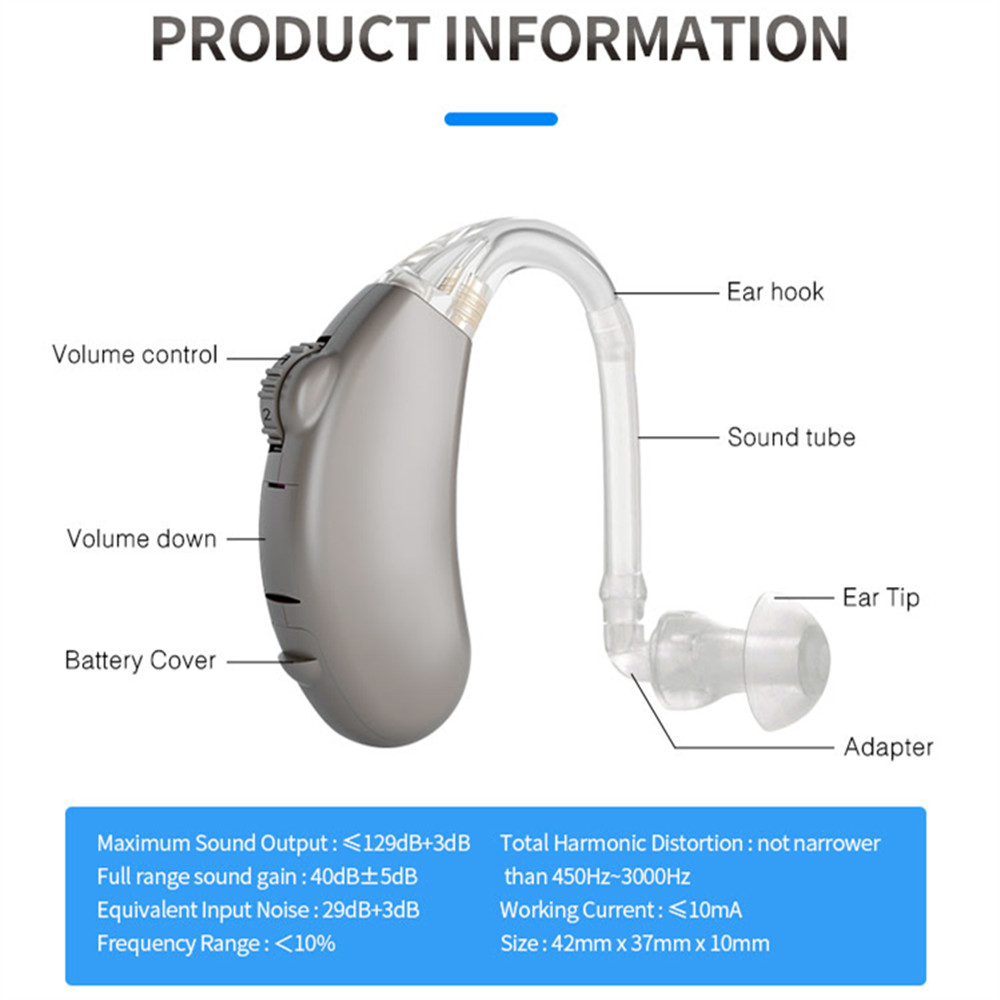 2022 Best Digital Mini Hearing Aids Sound Amplifier Air Conduction Wireless Headphones Ear Care Audifonos For The Deaf Elderly