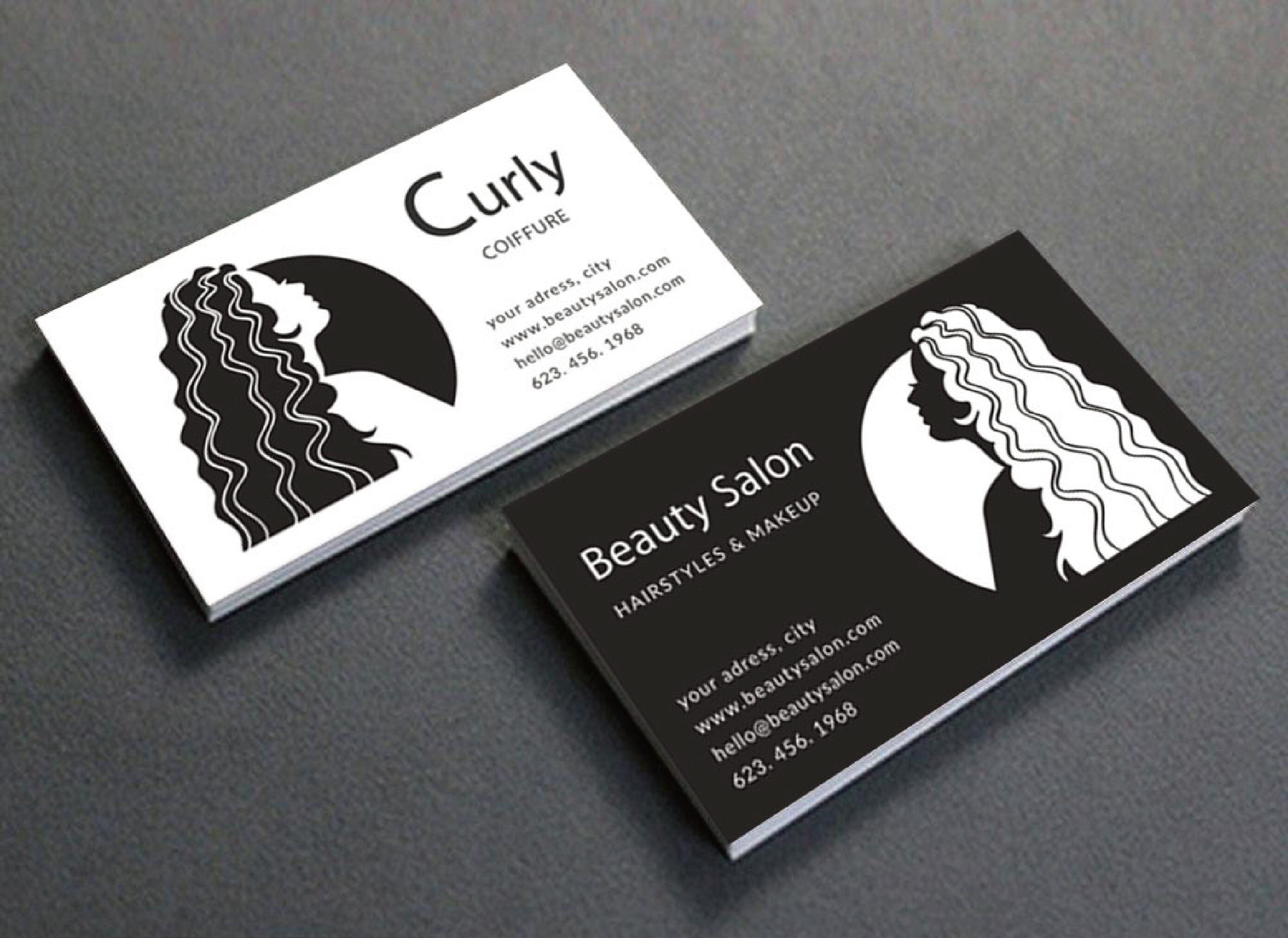 Free and customization of high-end business cards with double-sided printing