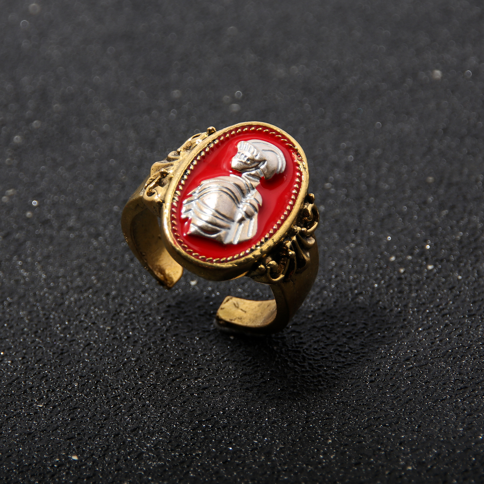Dark Souls Adjustable Rings for Men Vintage Havel's Demon's Scar Chloranthy Serpent Leo Darkmoon Ring Jewelry