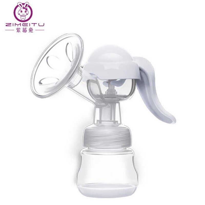 Zimeitu – bouteille de lait en Pp de Ml, manuel, pour femme enceinte, pompe à lait, 150: WHITE