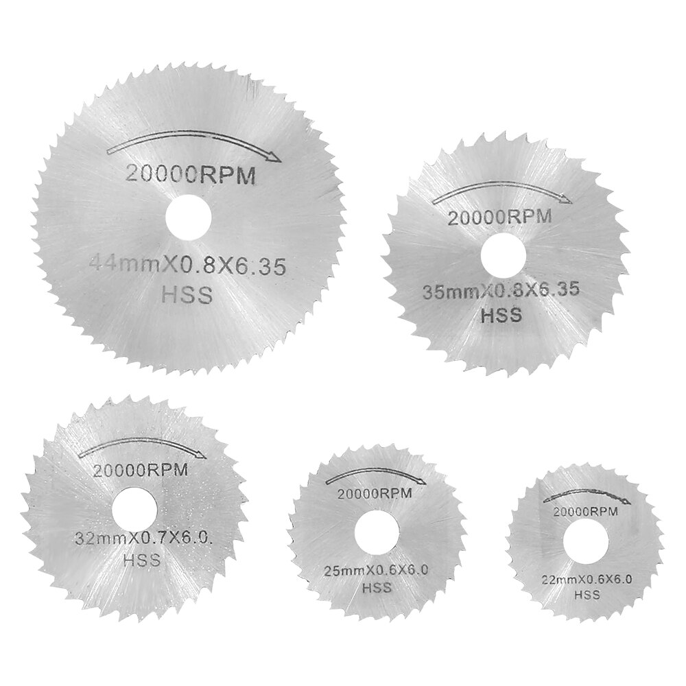 60 Stuks Diamantdoorslijpschijven Metalen Zaagblad Set Hss Mini Cirkelzaag Blade Voor Dremel Rotary Gereedschap Hars Cut-Off Wielen Diamant