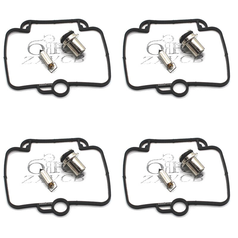 Kit de reparación de carburador para Bandit 400 cc GSF400 GK75A GSF 400, junta de válvula de flotador de aguja de chorro de tornillo piloto, diafragma de vacío: 4 Needle gasket