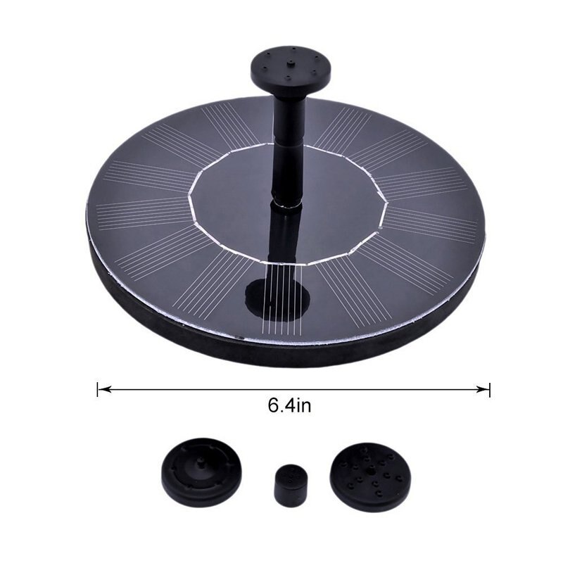 Mini Solar Fountain Pump Solar Powered Water Fountain Garden Fountain Floating Water Solar Waterfall Pool Pond Garden Decoration