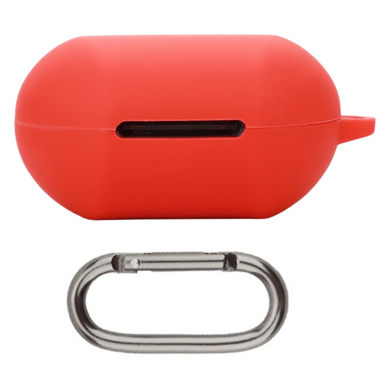 Flexible Guard Silicone Shell Protective Case Housing For EDIFIER NeoBuds Plus Earbud Shockproof Cover Scratch Resistant Sleeve: Red
